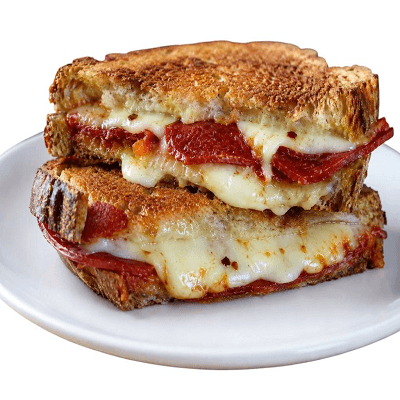 Spicy Salami & Cheese Toastie 