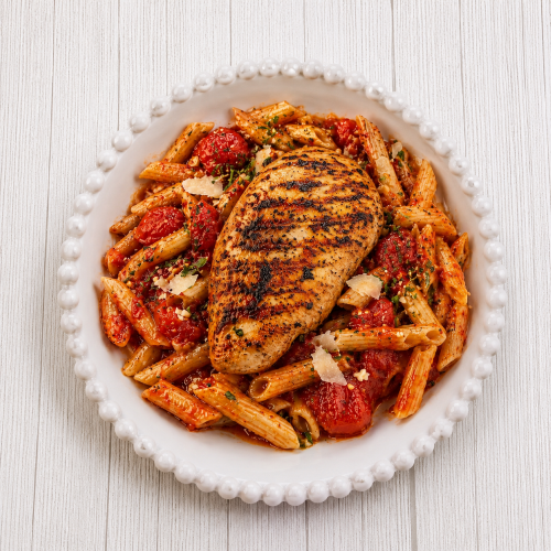 9- Spicy Penne Arrabbiata With Chicken Breast & Aromatic Herb 