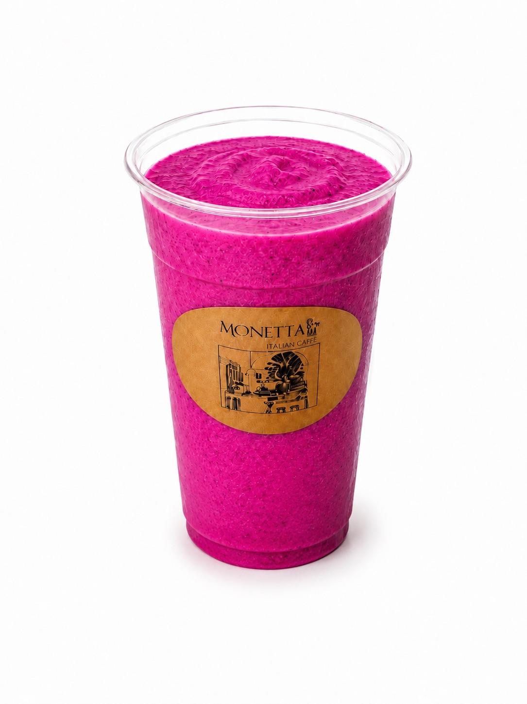6- Pinky Dragon Fruit & Banana Smoothie 