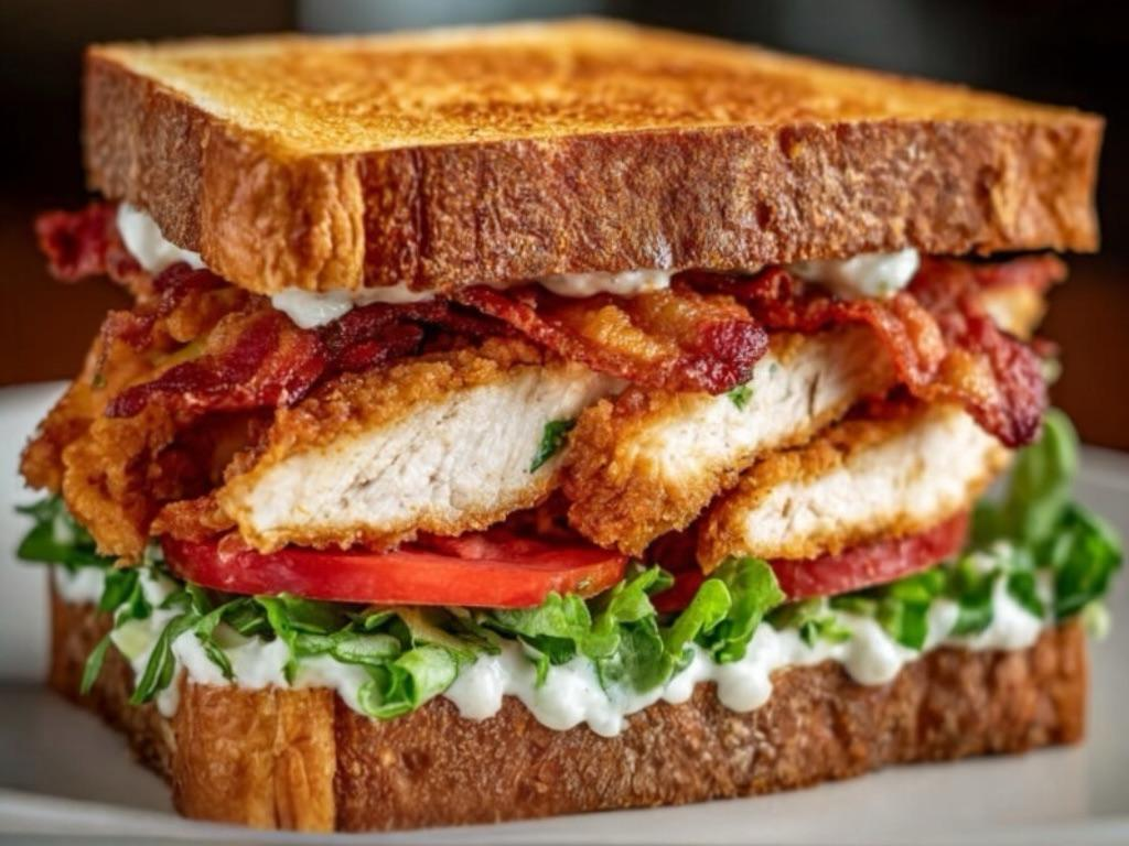 Crispy Chicken Blt Toastie 