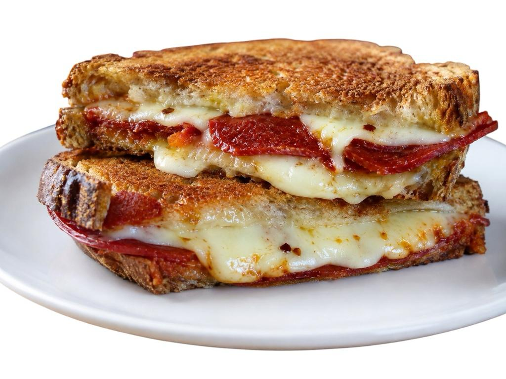 Spicy Salami & Cheese Toastie 