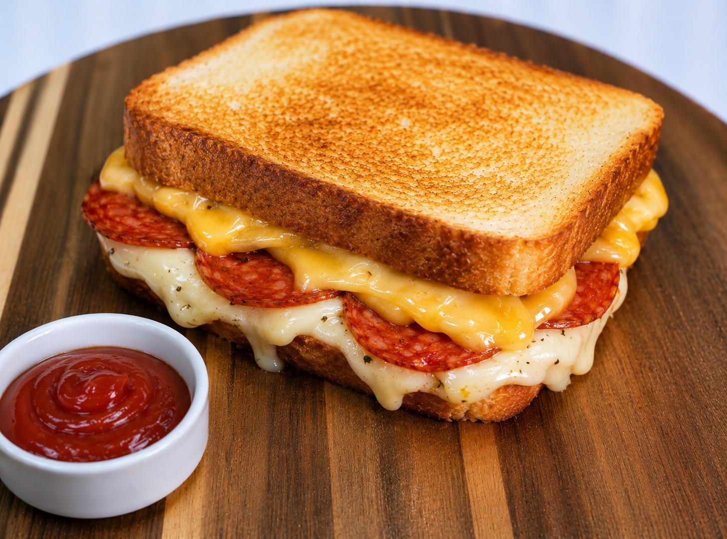 Pepperoni & Cheese Toastie 