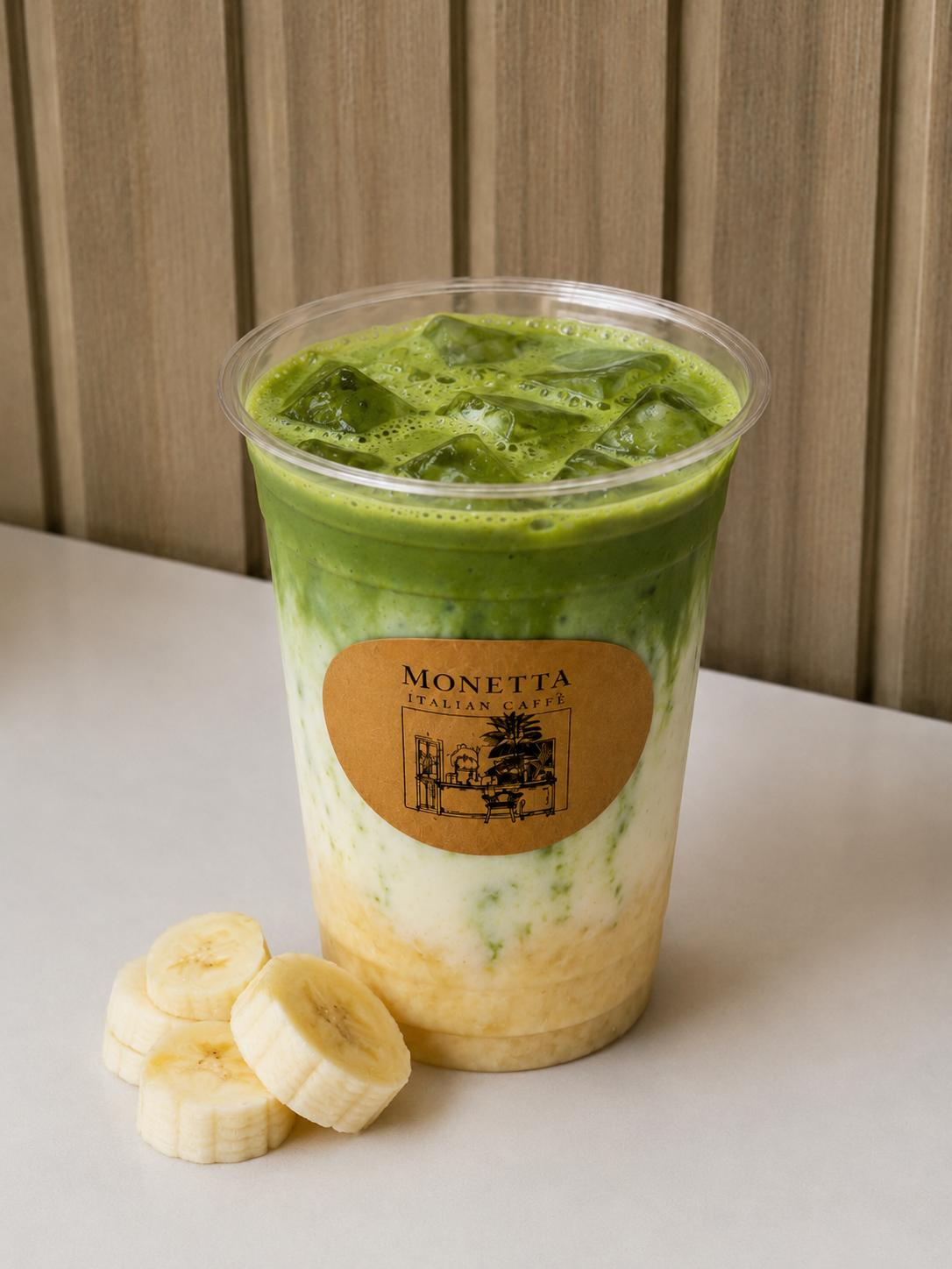 Banana Matcha Latte 