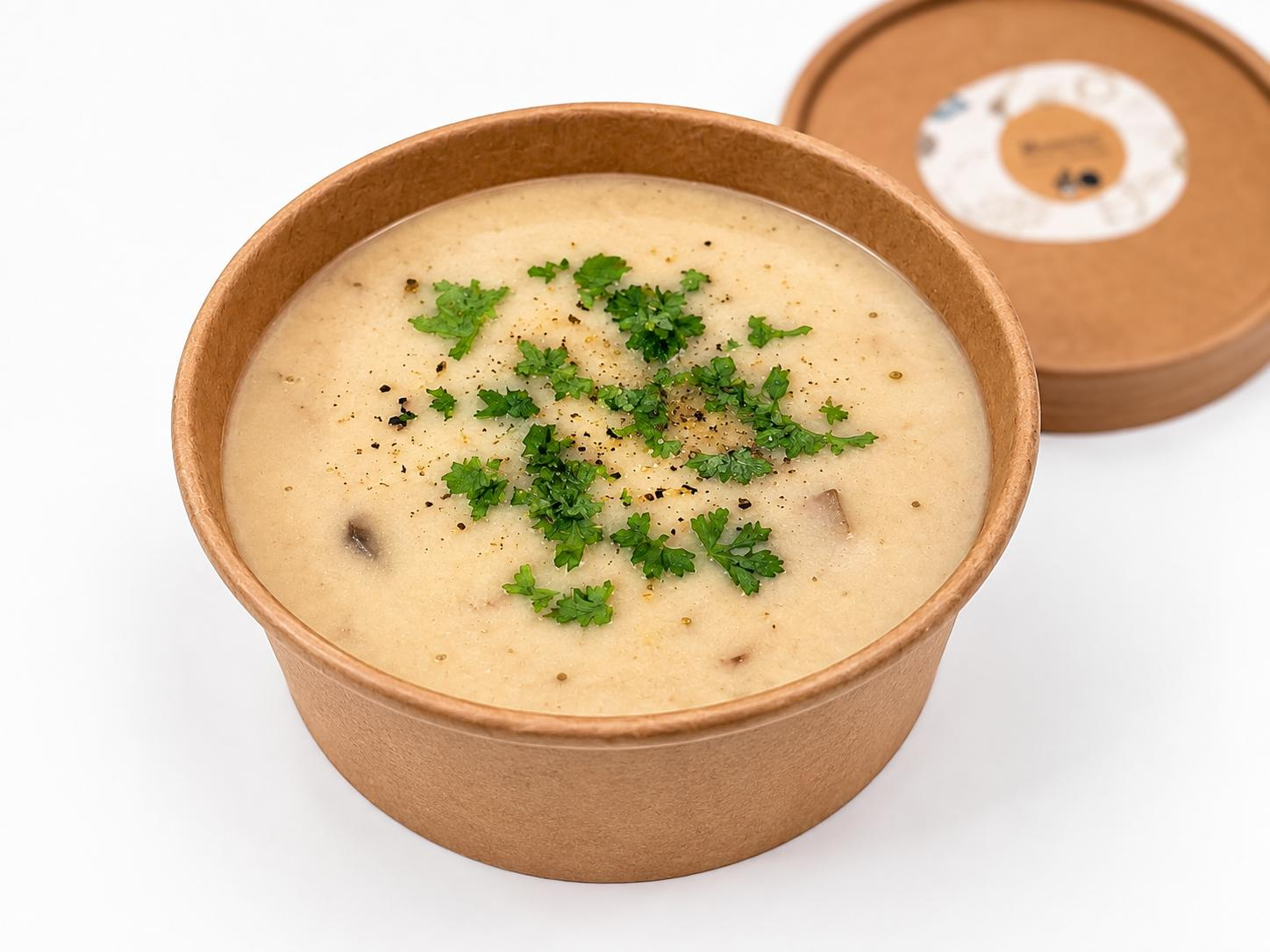 Homemade Mushrooms Soup 