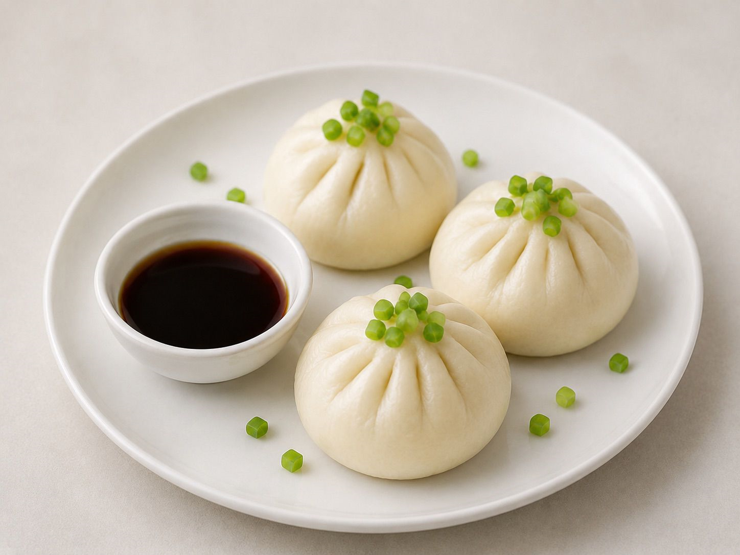 4pcs Teriyaki Chicken Bao Buns 