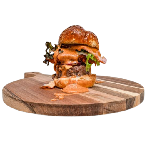 Buffalo Beast Stack Burger 