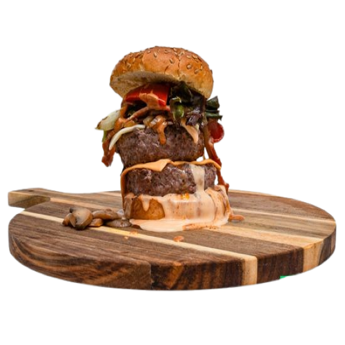 Big Double Smash Sunset Burger 