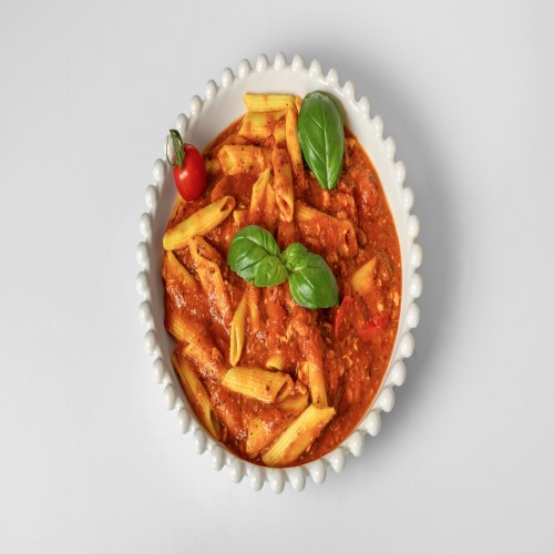 1- Penne All' Arrabiata 