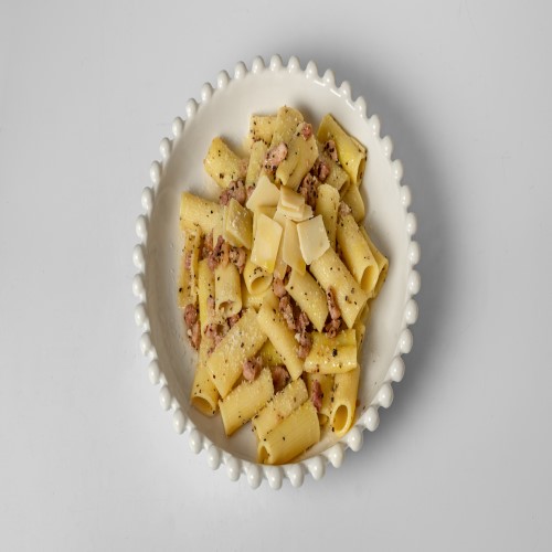 14- Rigatoni Alla Gricia With Crispy Italian Pancetta 